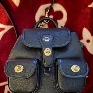 Coach Hadley Leather Backpack